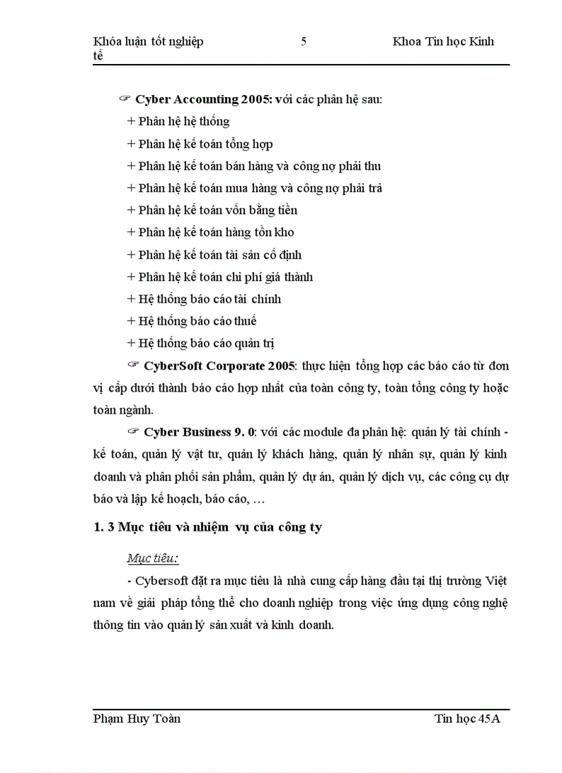 image for page Xây dựng phần mềm quản lý khách hàng tại công ty cổ phần phần mềm quản trị doanh nghiệp CyberSoft