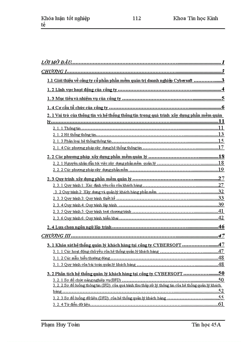 image for page Xây dựng phần mềm quản lý khách hàng tại công ty cổ phần phần mềm quản trị doanh nghiệp CyberSoft