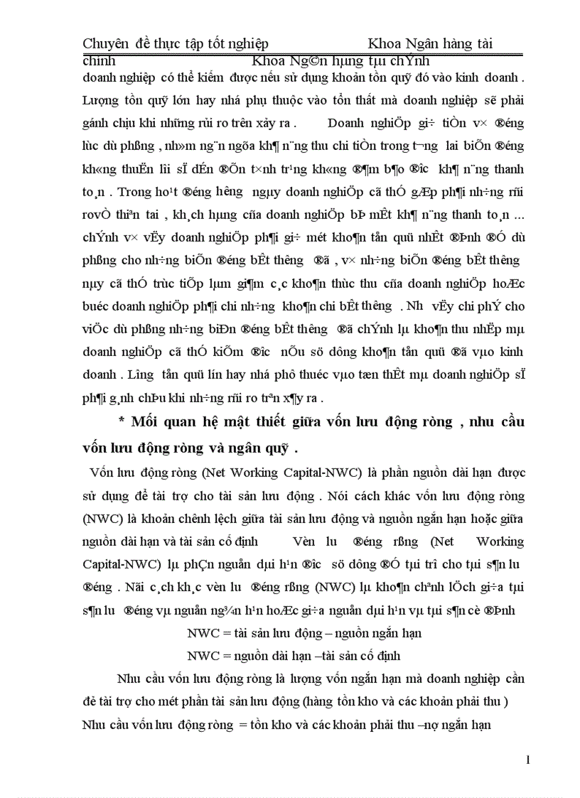 image for page Quản lý ngân quỹ tại Công ty TBGDI 1