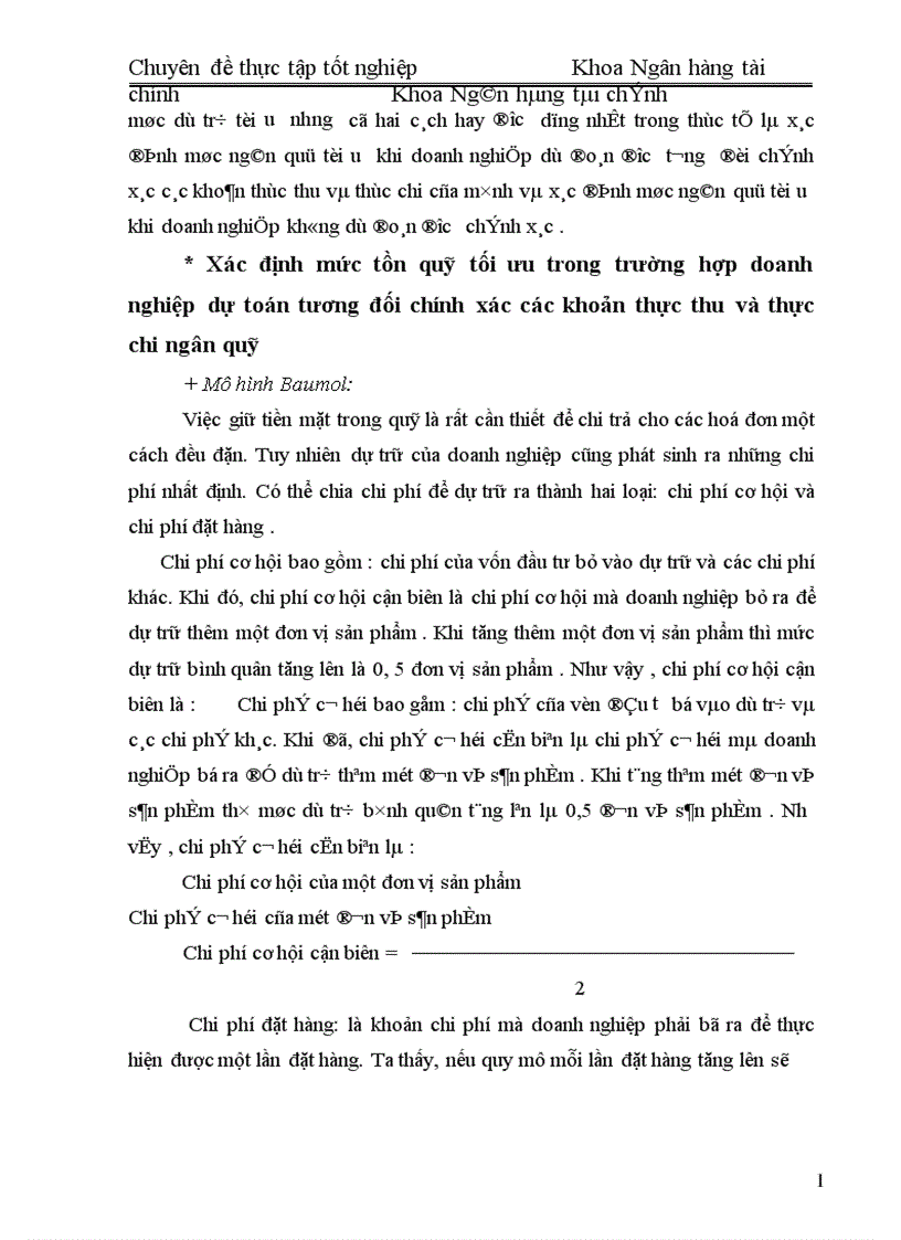 image for page Quản lý ngân quỹ tại Công ty TBGDI 1