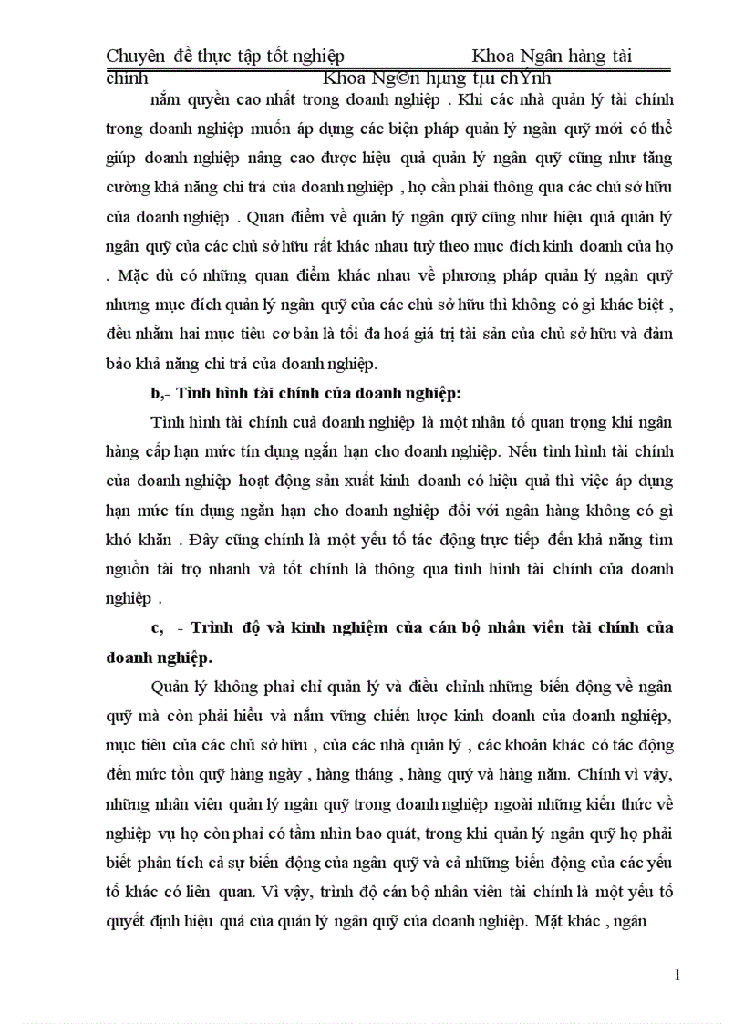 image for page Quản lý ngân quỹ tại Công ty TBGDI 1