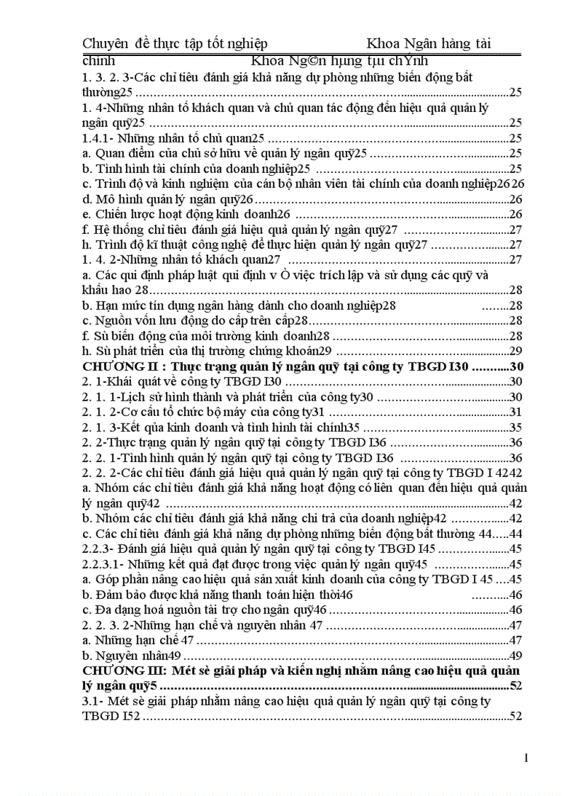 image for page Quản lý ngân quỹ tại Công ty TBGDI 1