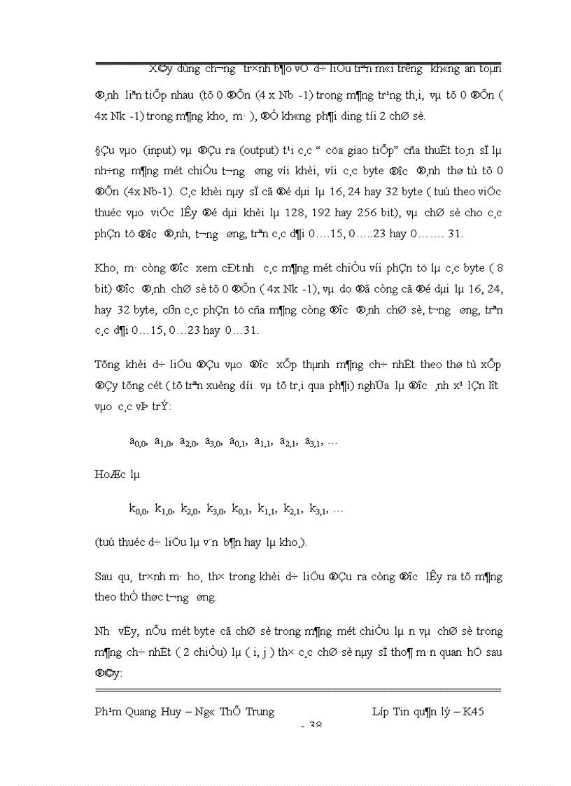 image for page Xây dựng chương trình bảo vệ dữ liệu trên môi trường không an toàn