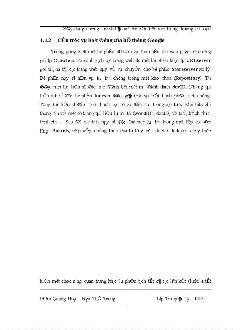 image for page Xây dựng chương trình bảo vệ dữ liệu trên môi trường không an toàn