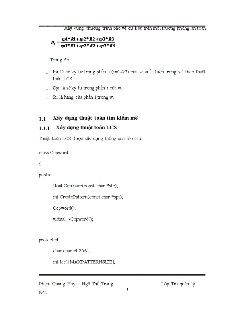 image for page Xây dựng chương trình bảo vệ dữ liệu trên môi trường không an toàn