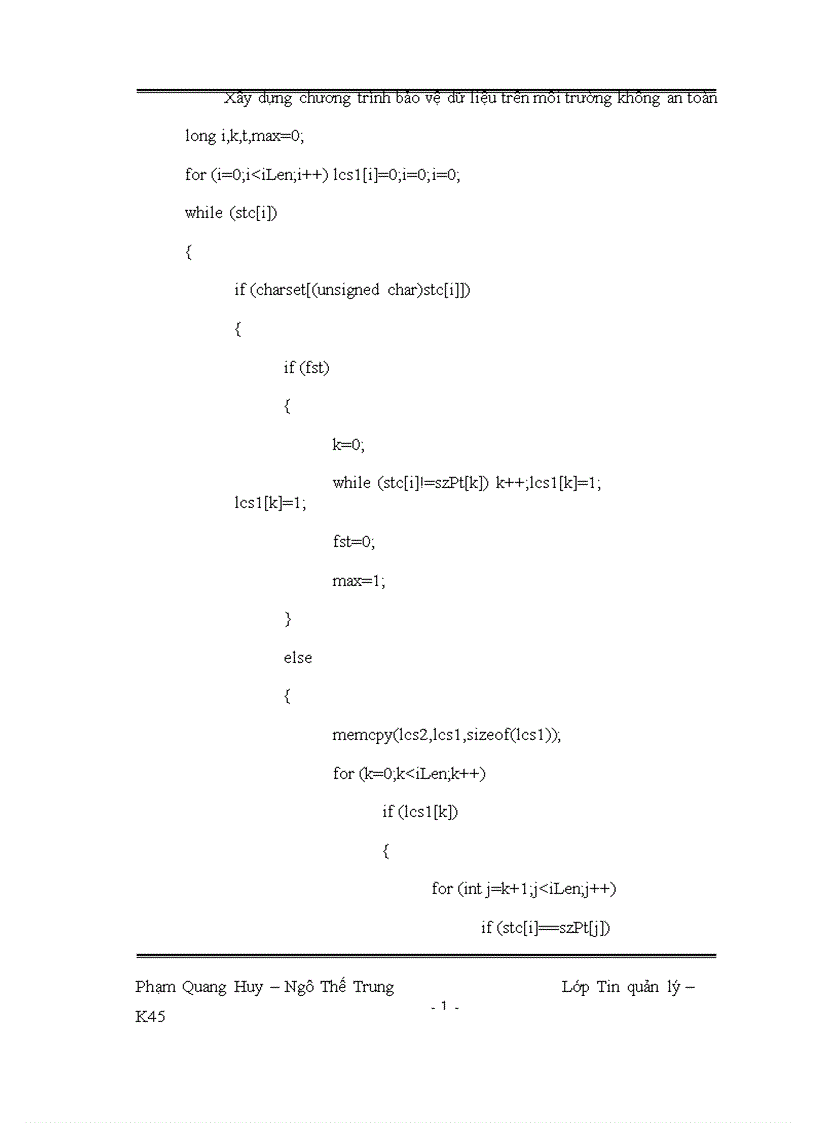 image for page Xây dựng chương trình bảo vệ dữ liệu trên môi trường không an toàn