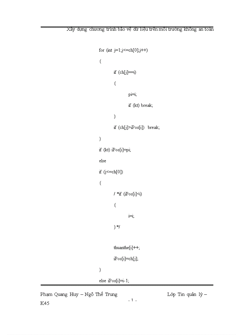 image for page Xây dựng chương trình bảo vệ dữ liệu trên môi trường không an toàn