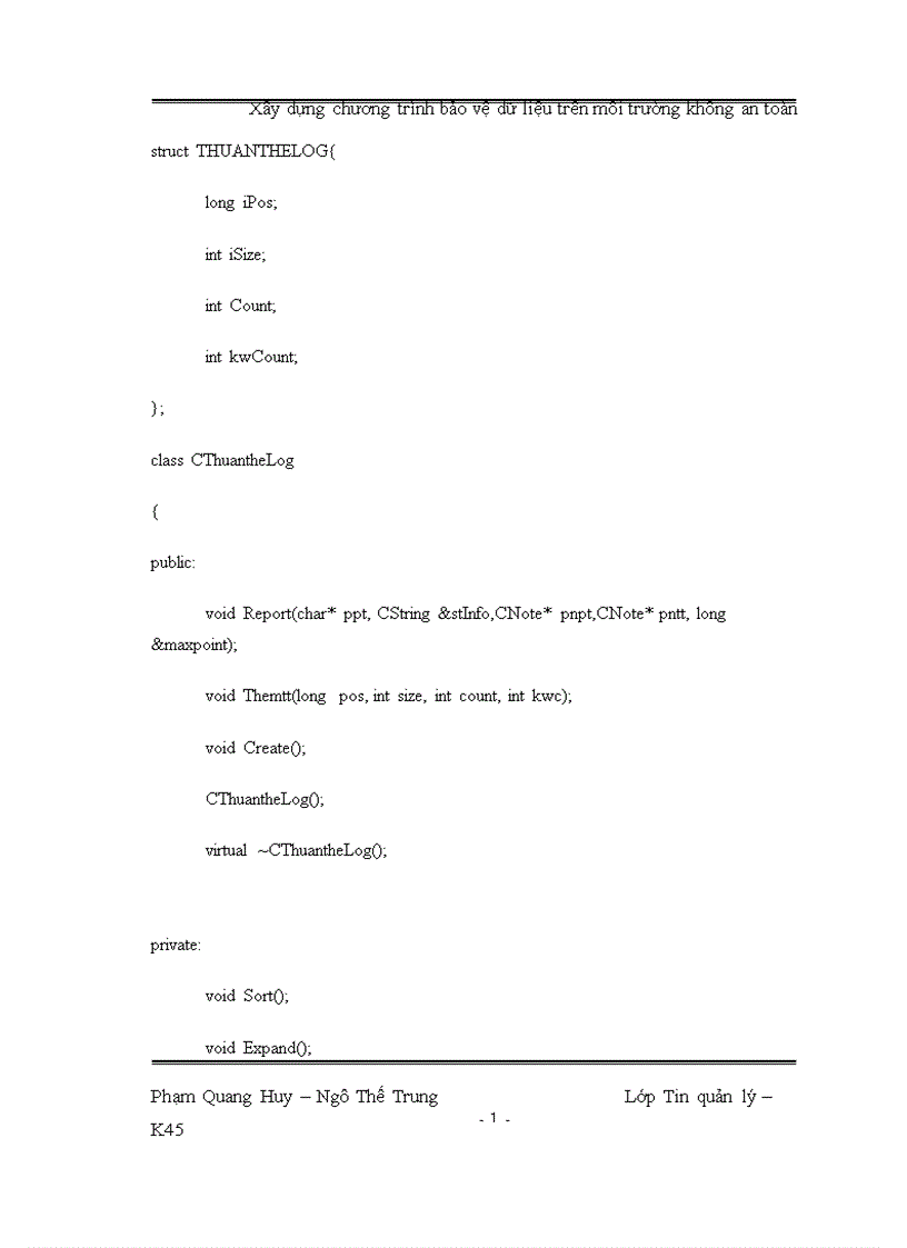 image for page Xây dựng chương trình bảo vệ dữ liệu trên môi trường không an toàn