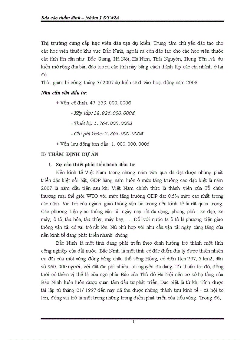 image for page Xây dựng trung tâm đào tạo lái xe Bắc Hà 1