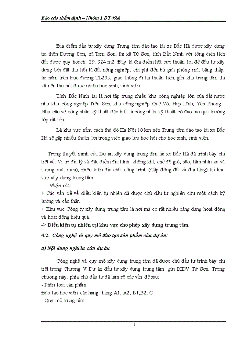 image for page Xây dựng trung tâm đào tạo lái xe Bắc Hà 1