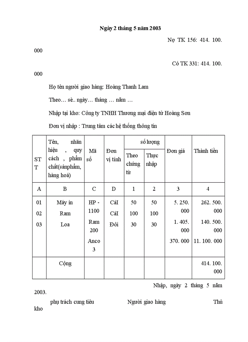 image for page Thực trạng công tác kế toán bán hàng và xác định kết quả bán hàng tại Công ty TNHH Thương mại điện tử HoàngSơn