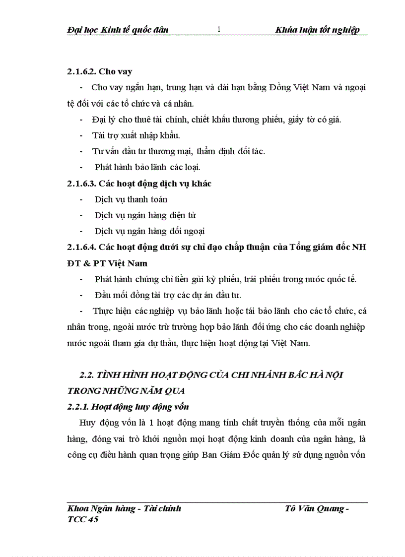 image for page Nâng cao chất lượng hoạt động tín dụng trung và dài hạn tại chi nhánh Ngân hàng Đầu tư và Phát triển Bắc Hà Nội 1