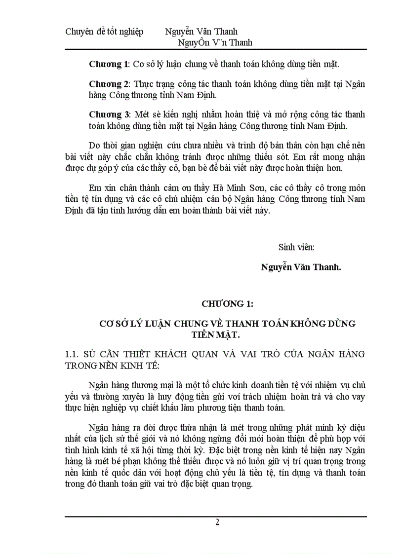 image for page Thanh toán không dùng tiền mặt tại Ngân hàng Công thương tỉnh Nam Định Thức trạng và giải pháp 1