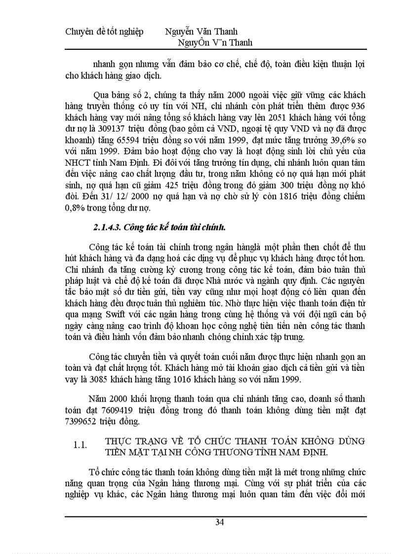 image for page Thanh toán không dùng tiền mặt tại Ngân hàng Công thương tỉnh Nam Định Thức trạng và giải pháp 1