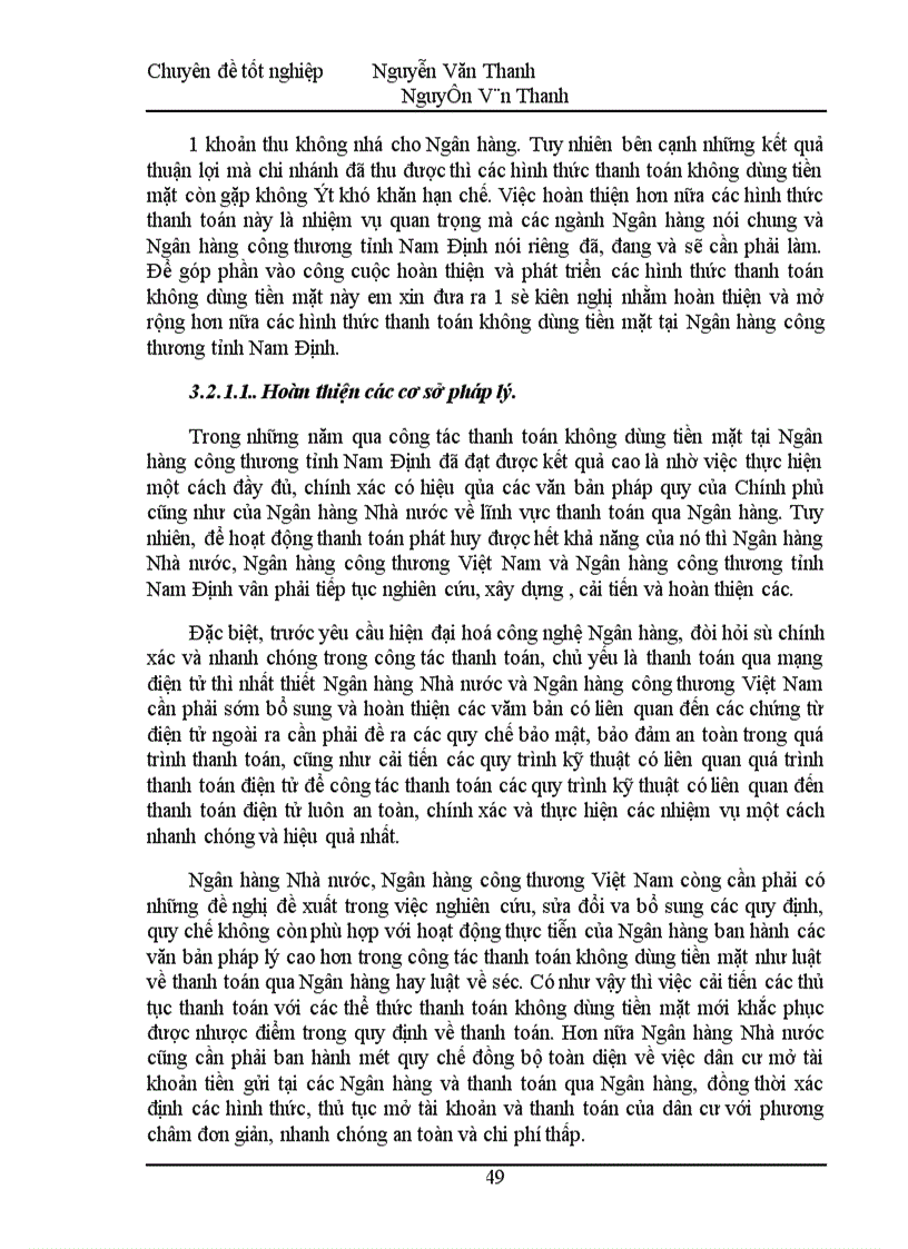 image for page Thanh toán không dùng tiền mặt tại Ngân hàng Công thương tỉnh Nam Định Thức trạng và giải pháp 1