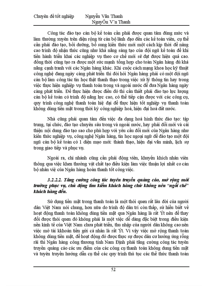 image for page Thanh toán không dùng tiền mặt tại Ngân hàng Công thương tỉnh Nam Định Thức trạng và giải pháp 1