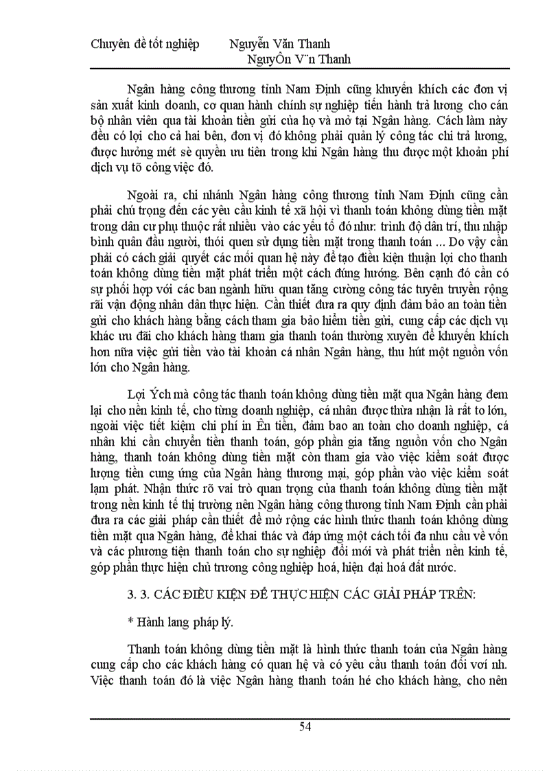 image for page Thanh toán không dùng tiền mặt tại Ngân hàng Công thương tỉnh Nam Định Thức trạng và giải pháp 1