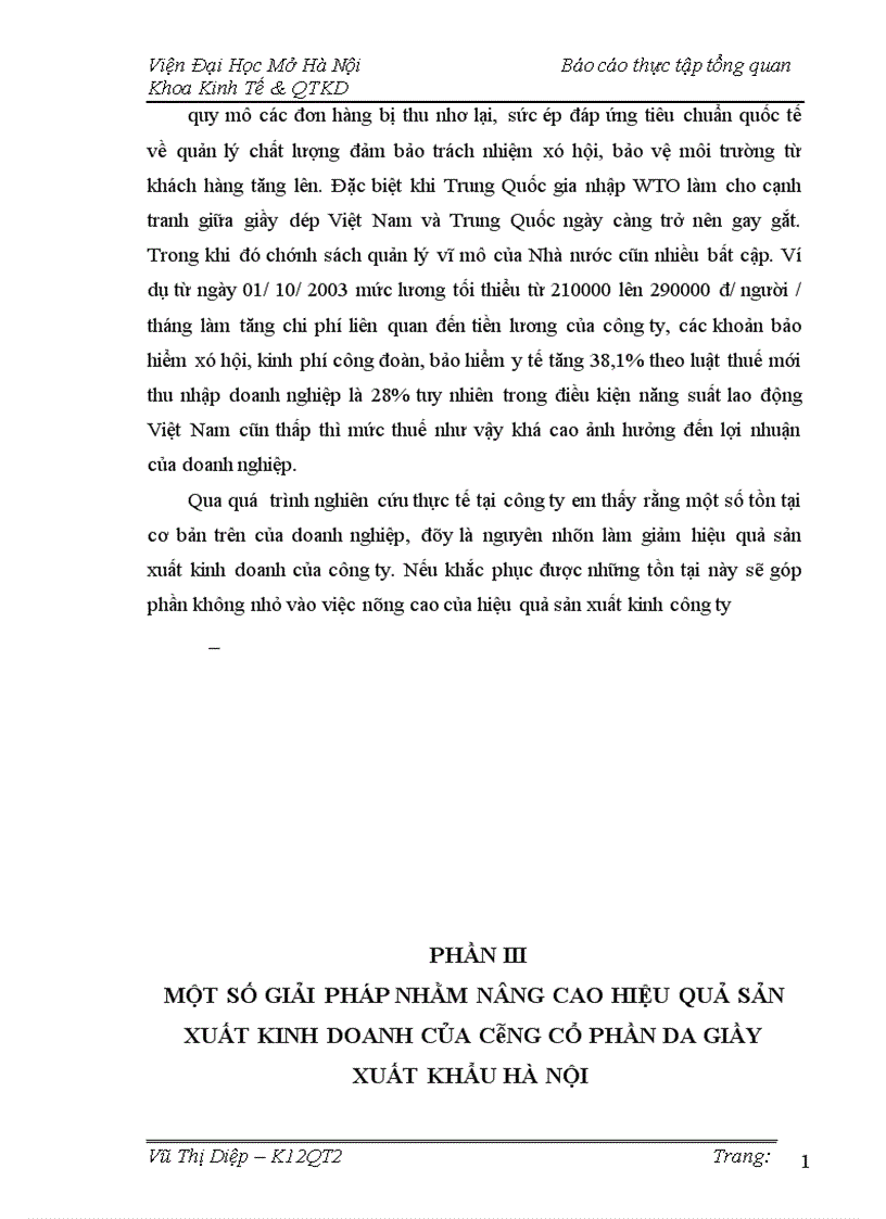image for page Thực trạng hoạt động sản xuất kinh doanh của Công ty cổ phần da giầy xuất khẩu Hà Nội