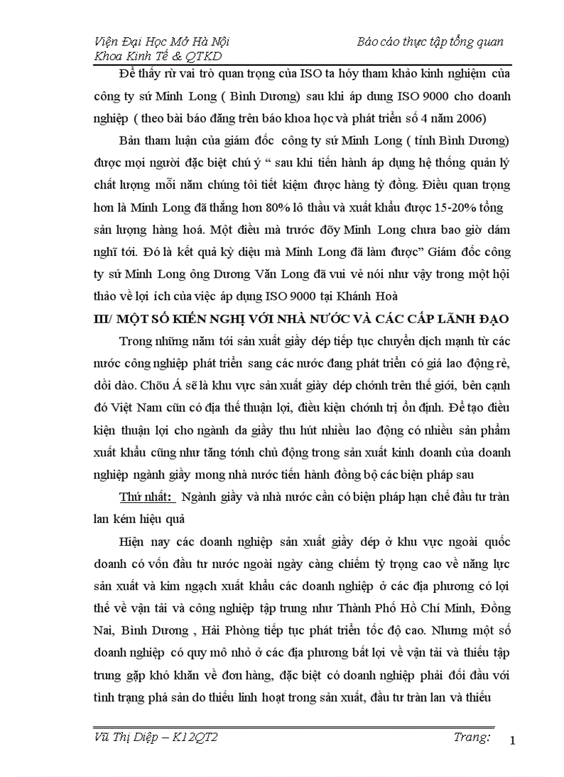 image for page Thực trạng hoạt động sản xuất kinh doanh của Công ty cổ phần da giầy xuất khẩu Hà Nội