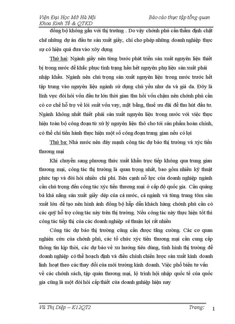 image for page Thực trạng hoạt động sản xuất kinh doanh của Công ty cổ phần da giầy xuất khẩu Hà Nội