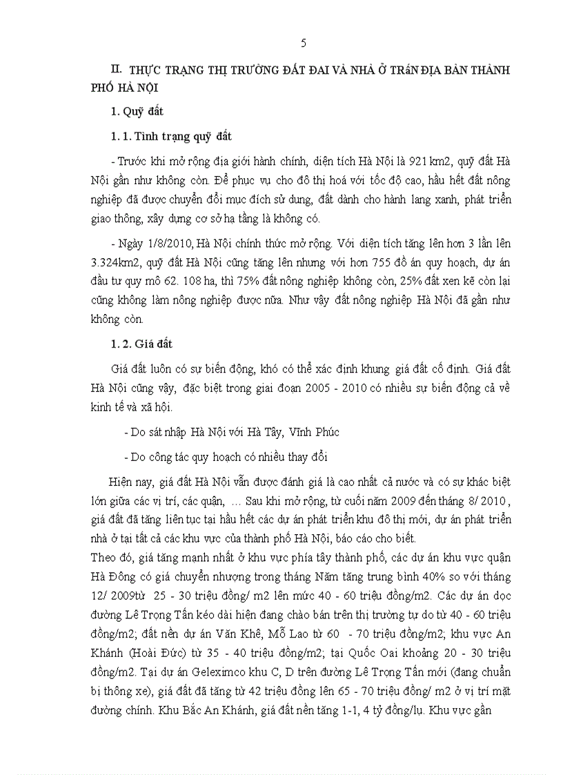 image for page Thị trường đất đai và nhà ở trên địa bàn Hà Nội thực trạng và giải pháp 1