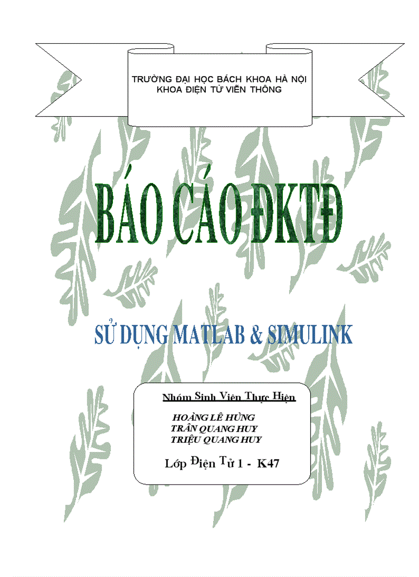 image for page Sử dụng matlab simulinka