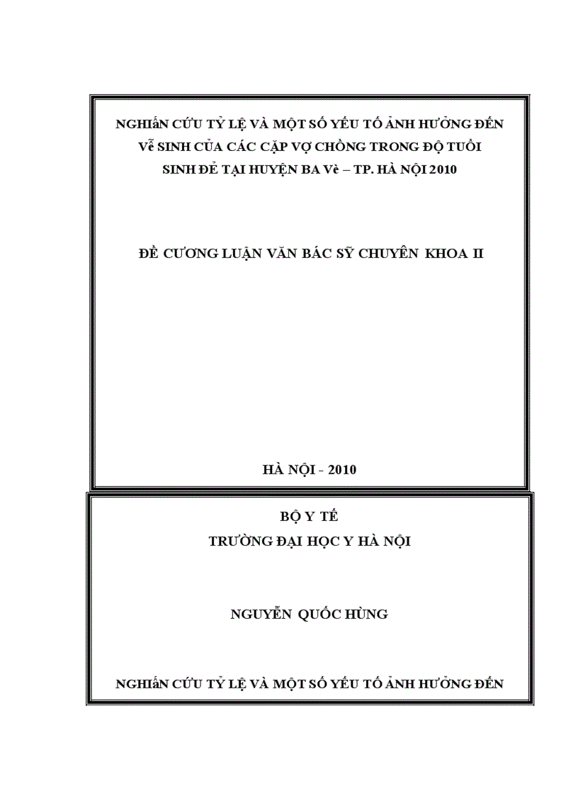 image for page Nghiên cứu tỷ lệ va mô t sô yê u tô ảnh hưởng đến vô sinh cu a ca c că p vơ chô ng trong độ tuổi sinh đẻ tại huyện Ba Vì từ tháng 4 2010 đến tháng 9 2010 1