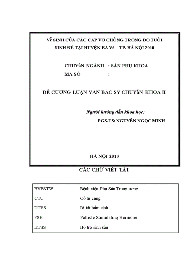 image for page Nghiên cứu tỷ lệ va mô t sô yê u tô ảnh hưởng đến vô sinh cu a ca c că p vơ chô ng trong độ tuổi sinh đẻ tại huyện Ba Vì từ tháng 4 2010 đến tháng 9 2010 1