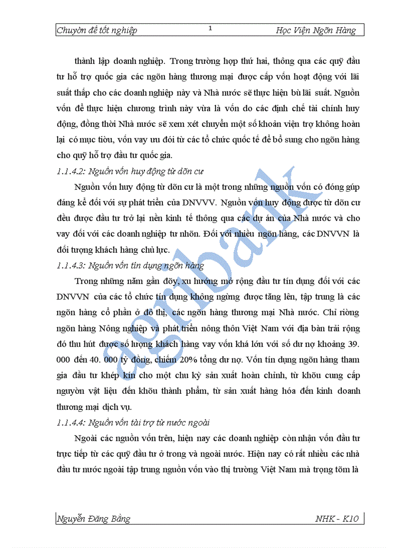 image for page Giải pháp mở rộng tín dụng đối với DNVVN tại NHNo PTNT Thăng Long
