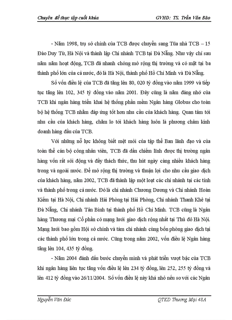 image for page Thực Trạng Và Giải Pháp Nâng Cao Hiệu Quả Huy Động Vốn Tại Ngân Hàng Techcombank Chi nhánh Hà Nội