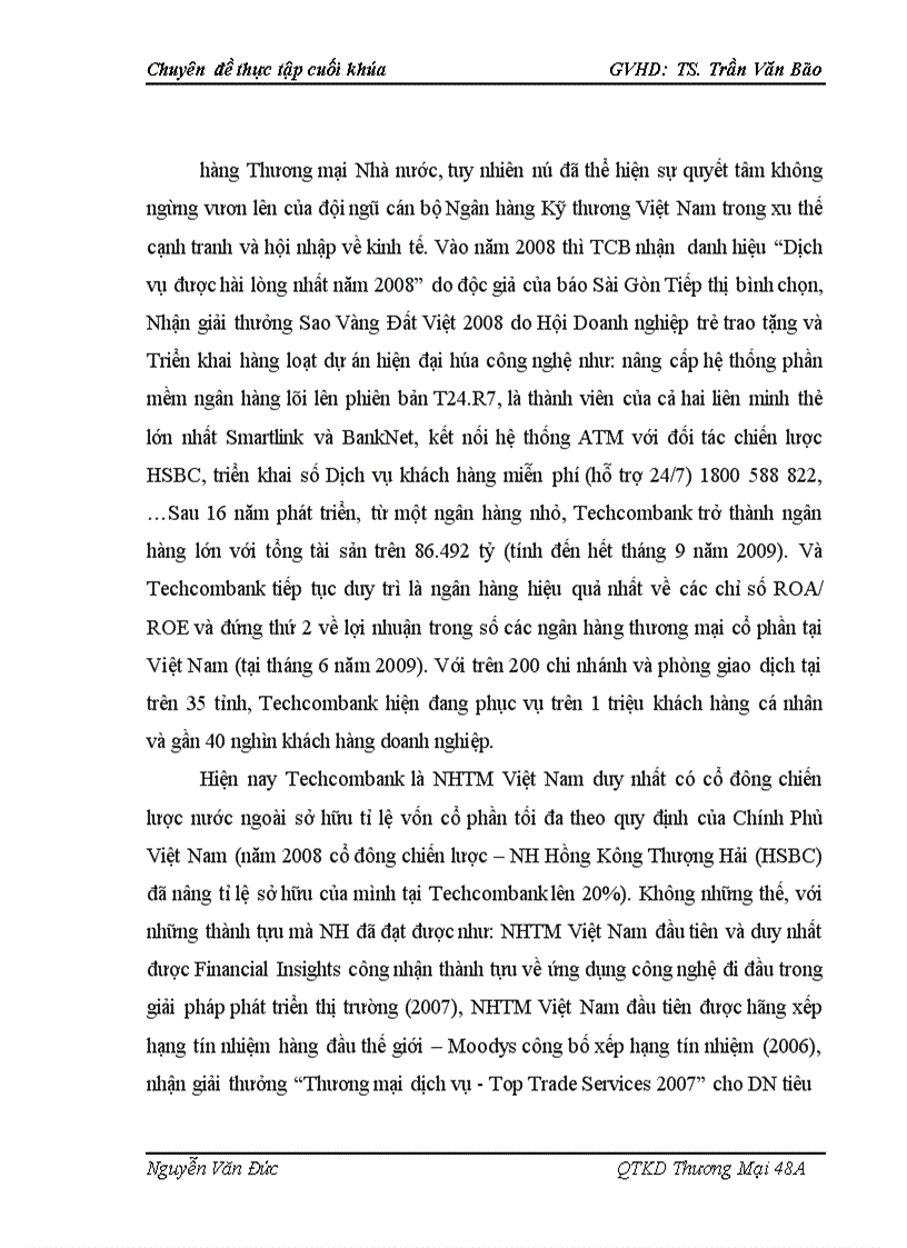 image for page Thực Trạng Và Giải Pháp Nâng Cao Hiệu Quả Huy Động Vốn Tại Ngân Hàng Techcombank Chi nhánh Hà Nội