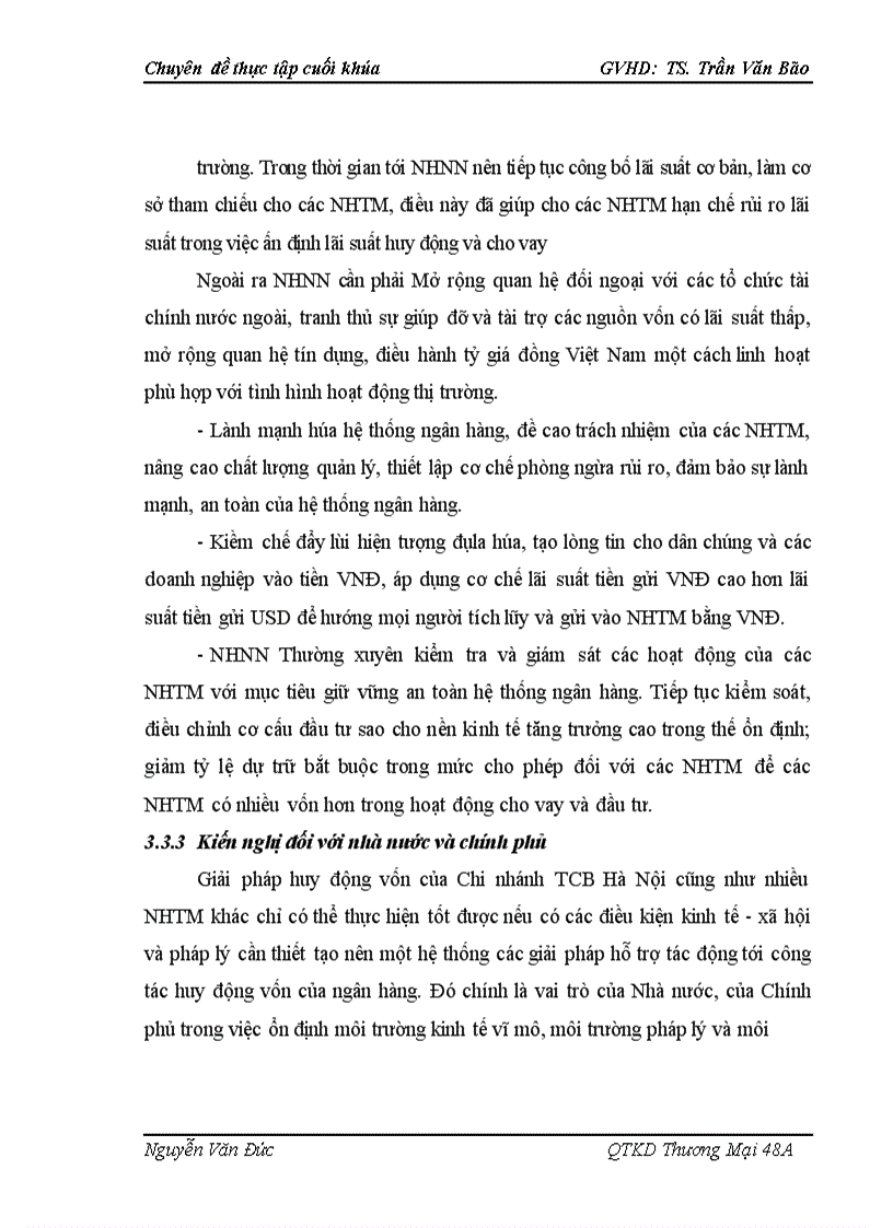 image for page Thực Trạng Và Giải Pháp Nâng Cao Hiệu Quả Huy Động Vốn Tại Ngân Hàng Techcombank Chi nhánh Hà Nội