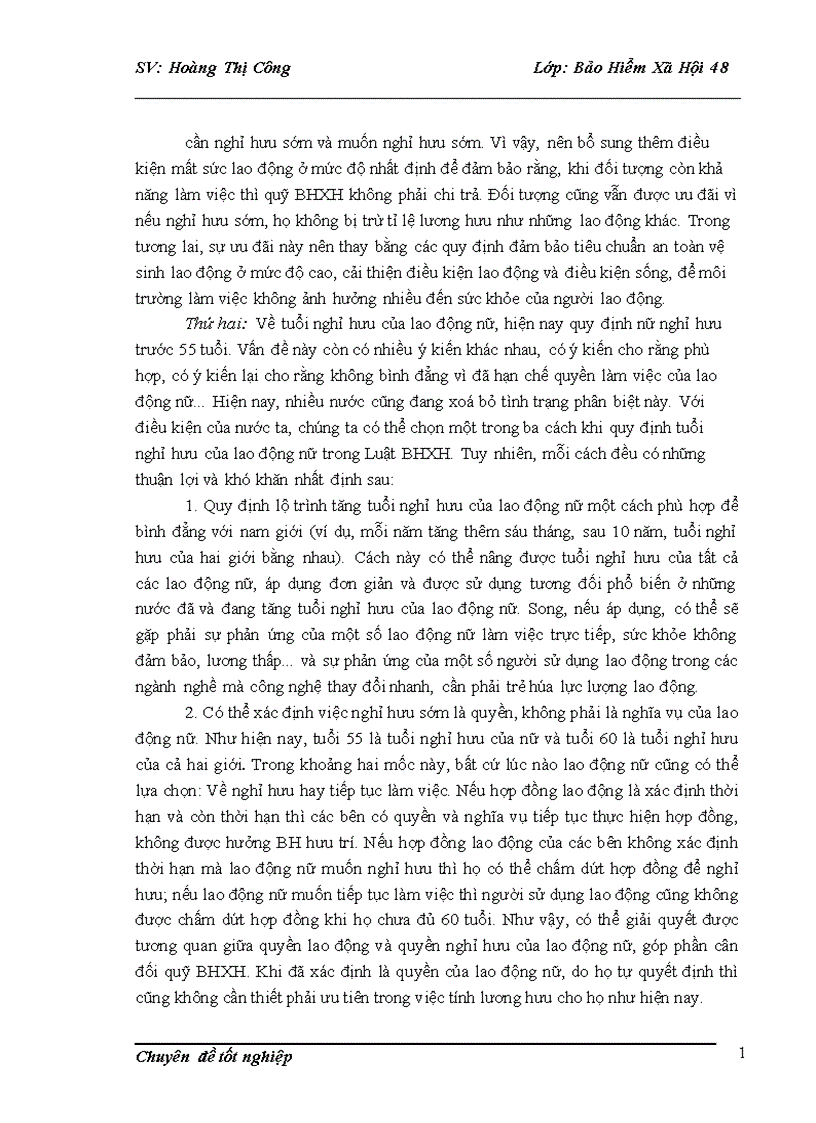 image for page Thực trạng và giải pháp hoàn thiện chế độ hưu trí trong hệ thống bhxh việt nam 1