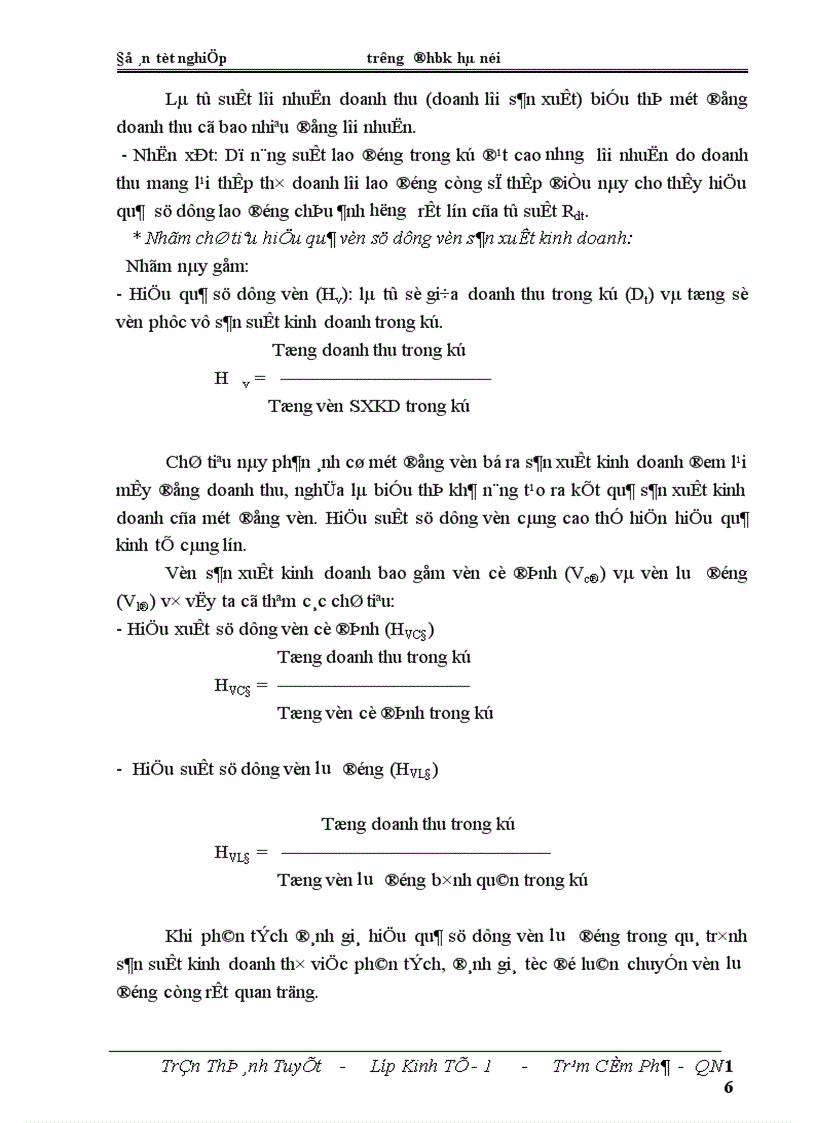 image for page Phân tích hiệu quả sản xuất kinh doanh và một số biện pháp nâng cao hiệu quả sản xuất kinh doanh của Công ty Tuyển than Cửa Ông 1