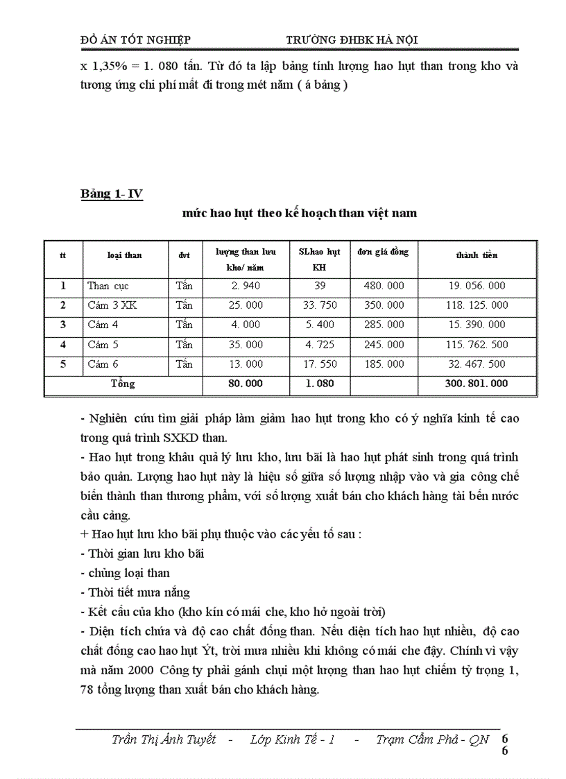 image for page Phân tích hiệu quả sản xuất kinh doanh và một số biện pháp nâng cao hiệu quả sản xuất kinh doanh của Công ty Tuyển than Cửa Ông 1