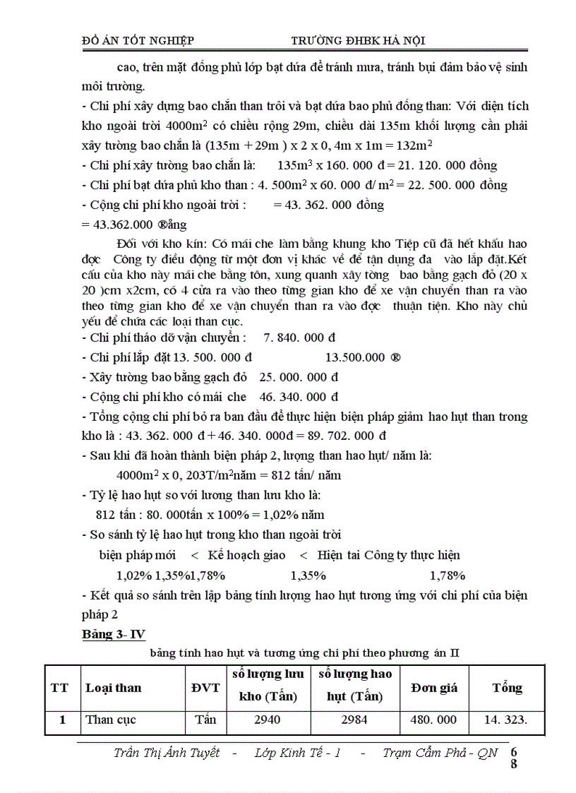 image for page Phân tích hiệu quả sản xuất kinh doanh và một số biện pháp nâng cao hiệu quả sản xuất kinh doanh của Công ty Tuyển than Cửa Ông 1