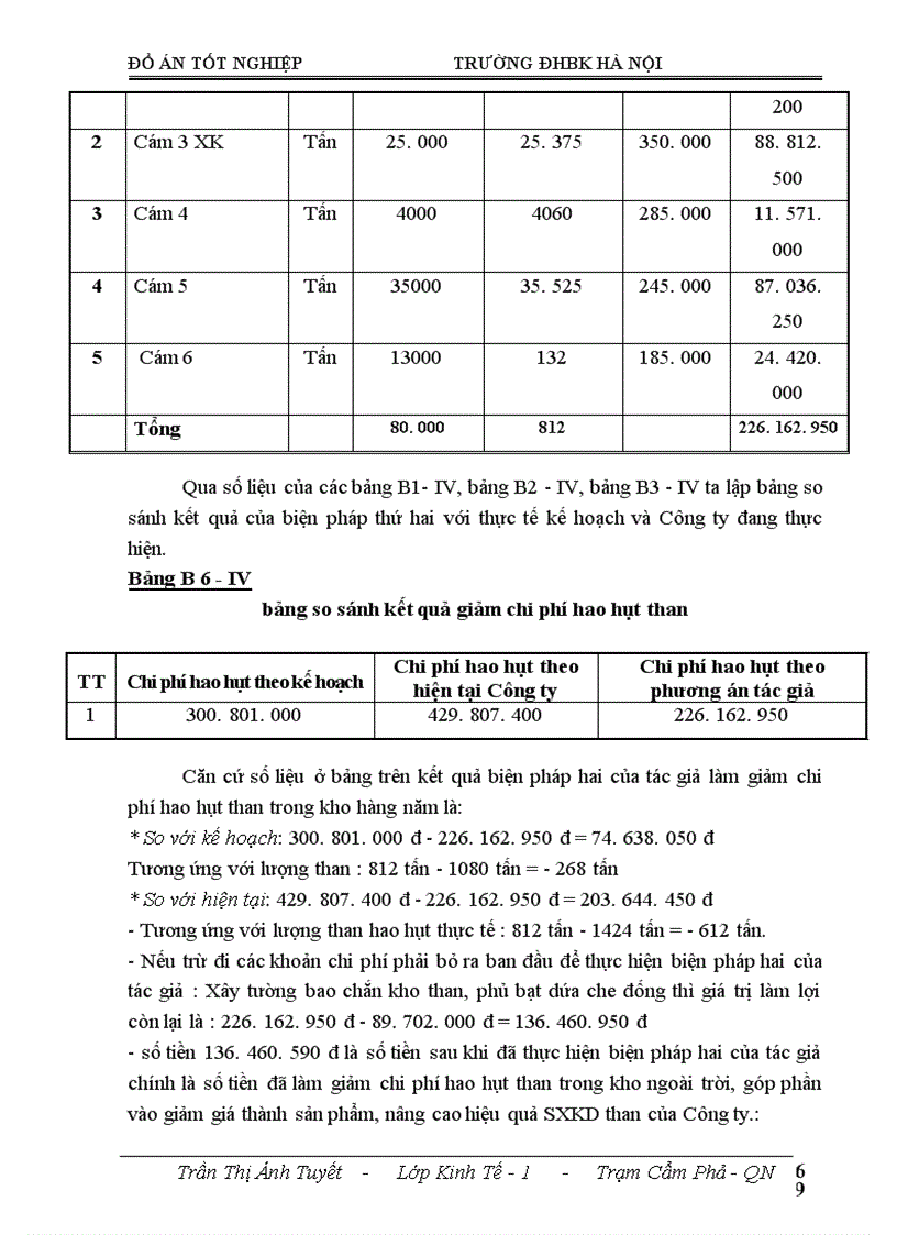 image for page Phân tích hiệu quả sản xuất kinh doanh và một số biện pháp nâng cao hiệu quả sản xuất kinh doanh của Công ty Tuyển than Cửa Ông 1