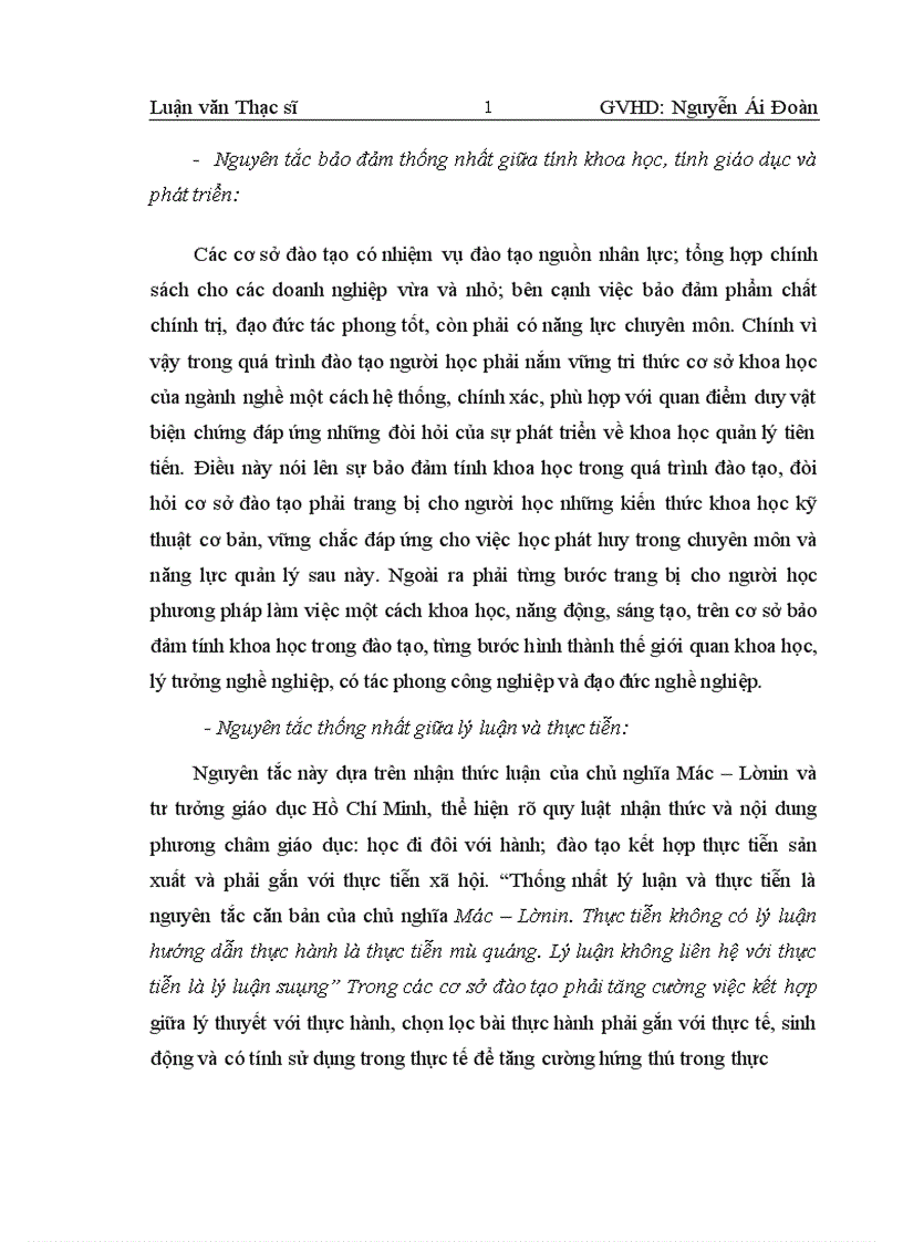 image for page Phân tích thực trạng công tác đào tạo nguồn nhân lực quản lý cho các DNVVN ở Thành phố Hồ Chí Minh 1