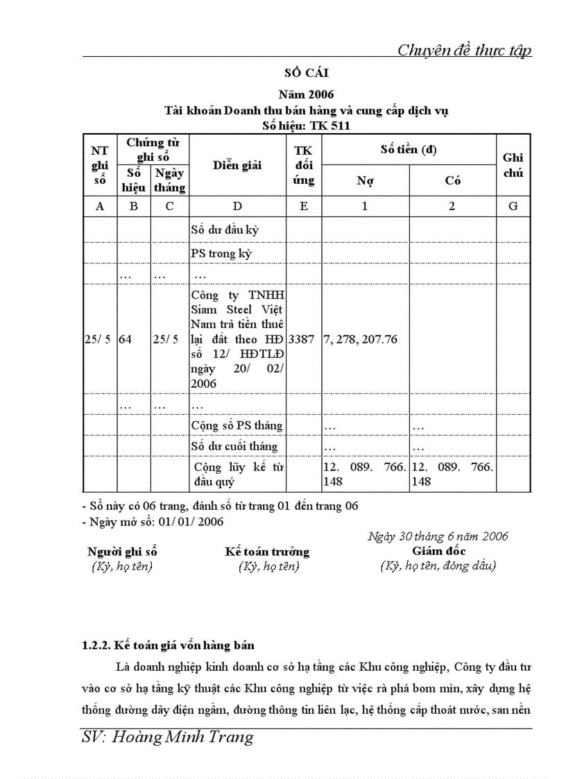 image for page Kế toán doanh thu chi phí và xác định kết quả kinh doanh tại Công ty cổ phần Đầu tư và Phát triển hạ tầng Nam Quang 1