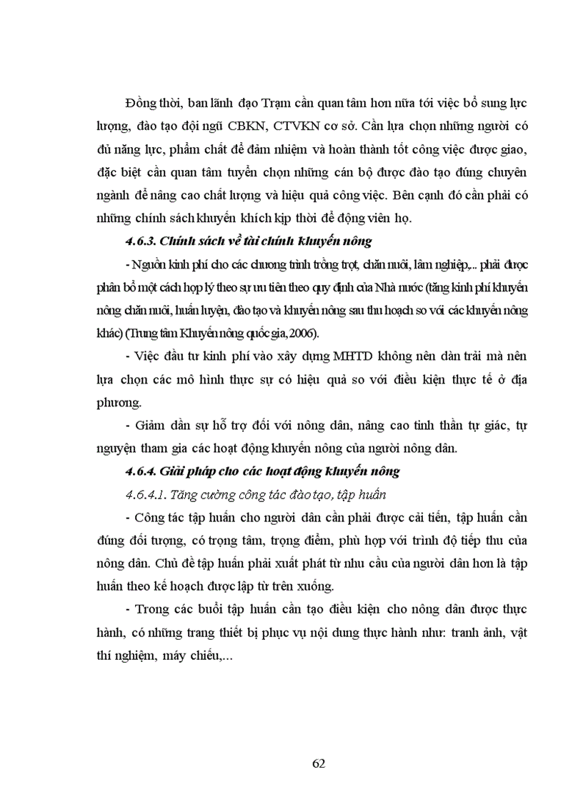 image for page Nghiên cứu thực trạng và đề xuất giải pháp nhằm nâng cao hiệu quả hoạt động cho đội ngũ cán bộ khuyến nông huyện Bảo Thắng Lào Cai