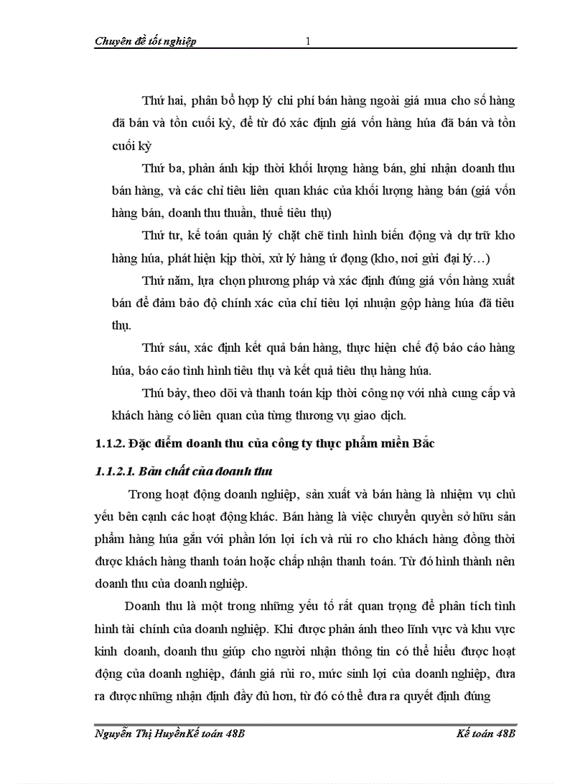 image for page Hoàn thiện kế toán doanh thu chi phí xác định kết quả kinh doanh tại công ty thực phẩm miền Bắc 1