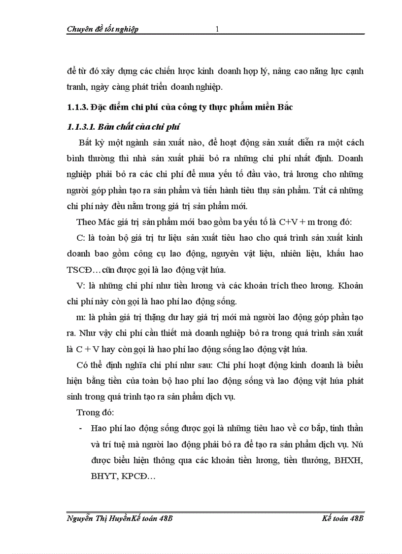 image for page Hoàn thiện kế toán doanh thu chi phí xác định kết quả kinh doanh tại công ty thực phẩm miền Bắc 1