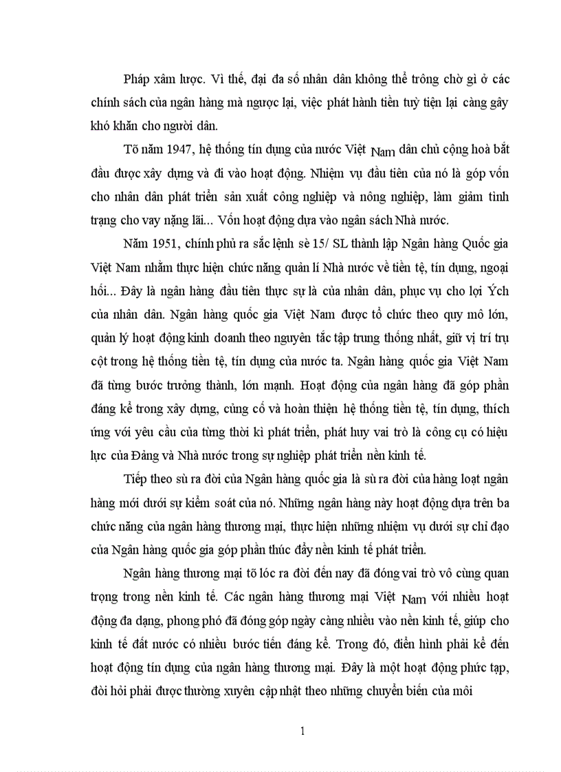 image for page Hoạt động tín dụng của hệ thống Ngân hàng thương mại Việt Nam hiện nay 1