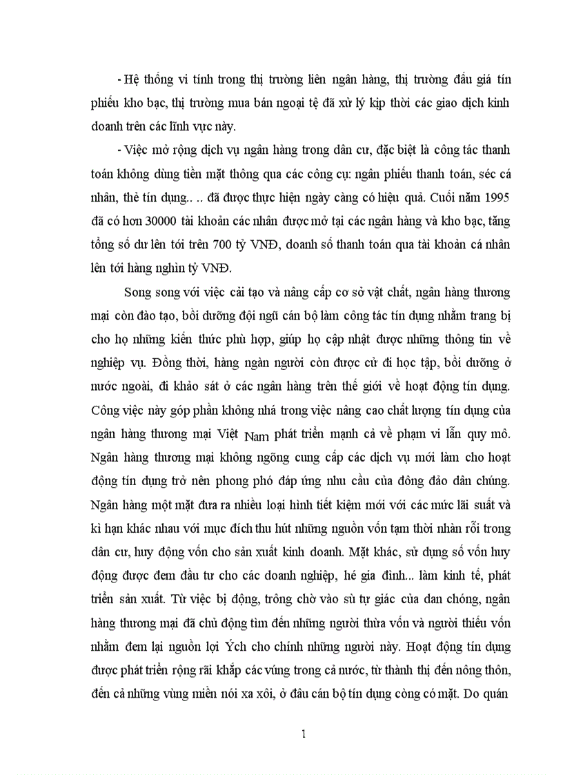 image for page Hoạt động tín dụng của hệ thống Ngân hàng thương mại Việt Nam hiện nay 1