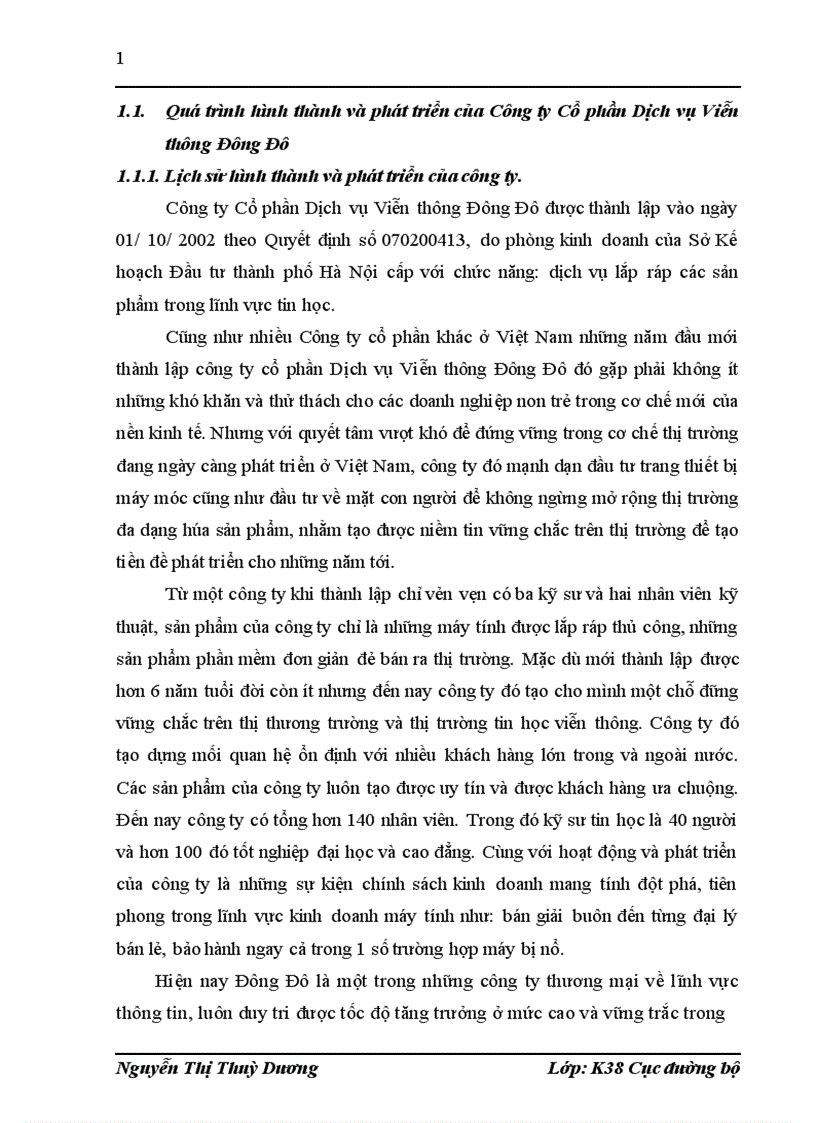 image for page Đặc điểm tổ chức hạch toán kế doanh thu chi phí xác định kết quả kinh doanh tại Công ty Cổ phần Dịch vụ Viễn thông Đông Đô