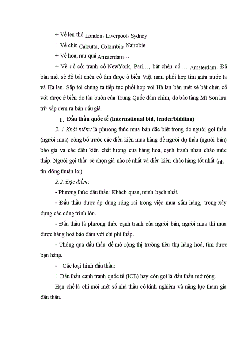 image for page Đấu giá quốc tế đấu thầu quốc tế và tác động của hai phương thức này với kinh doanh xuất nhập khẩu ở Việt nam 1
