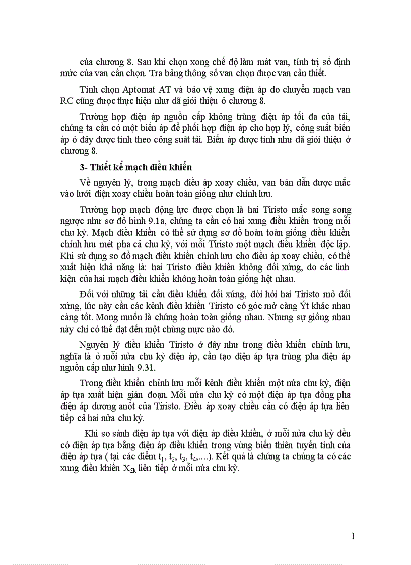 image for page Thiết kế bộ điều áp xoay chiều 1
