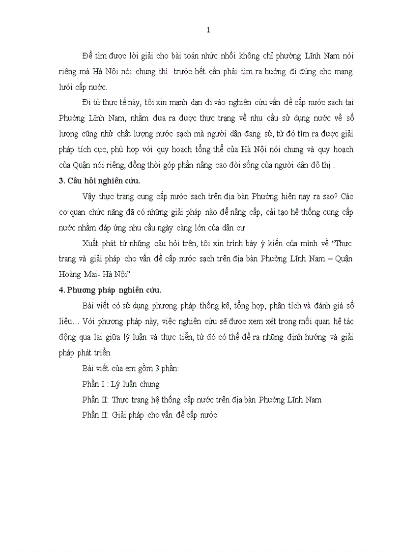 image for page Thực trạng và giải pháp cho vấn đề cấp nước sạch trên địa bàn Phường Lĩnh Nam Quận Hoàng Mai Hà Nội