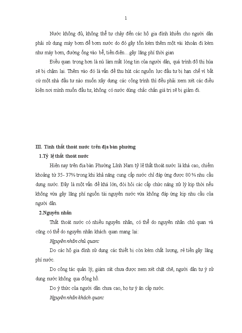 image for page Thực trạng và giải pháp cho vấn đề cấp nước sạch trên địa bàn Phường Lĩnh Nam Quận Hoàng Mai Hà Nội