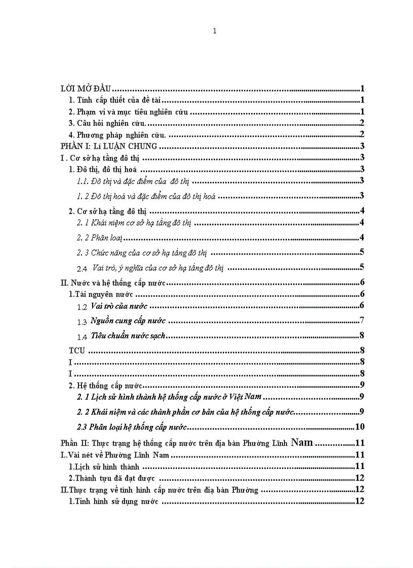 image for page Thực trạng và giải pháp cho vấn đề cấp nước sạch trên địa bàn Phường Lĩnh Nam Quận Hoàng Mai Hà Nội